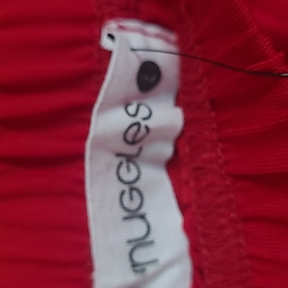 NWT Nuggles 31" Red Midi Skirt. Size L - Picture 2 of 5